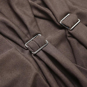 Cyberpunk Ruched Asymmetric Mini Dress