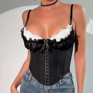 Layered Bust Corset Top