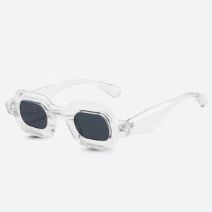 Sheer Rectangle Sunglasses