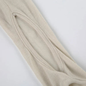 Y2K Cut Out Crop Top