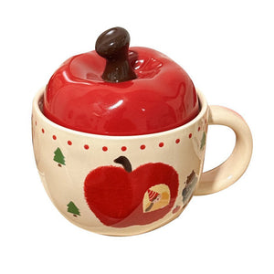 Apple Shaped Ceramic Mug