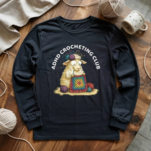 ADHD Crocheting Club Long Sleeve T-shirt