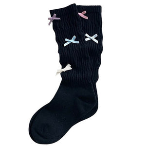 Sweet Dress Code Bow Socks