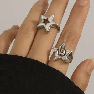 Star Child Chunky Ring Set