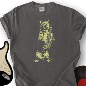 Cat Saxophone T-Shirt