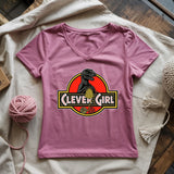 Clever Girl Lady V-neck