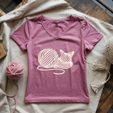Knitten Lady V-neck