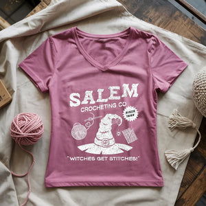 Salem Crocheting Lady V-neck