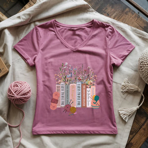 The Yarn Library Lady V-neck