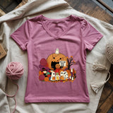 Welcome Great Yarn Lady V-neck