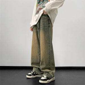 Baggy Washed Denim Jeans