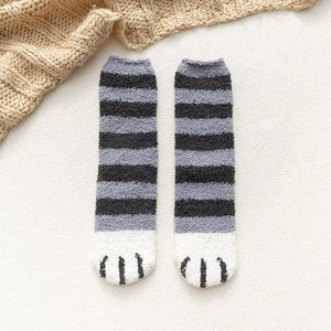 Cat Paw Plush Socks