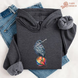 Crochet Crow Hoodie