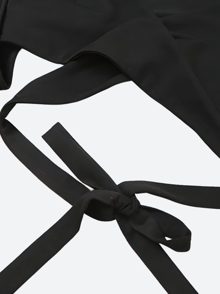 Cyberpunk Hooded Wrap Around Crop Top