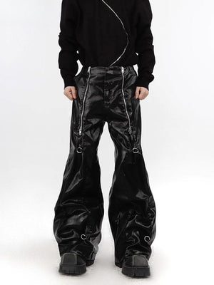 Cyberpunk Zip-Up Parachute Pants