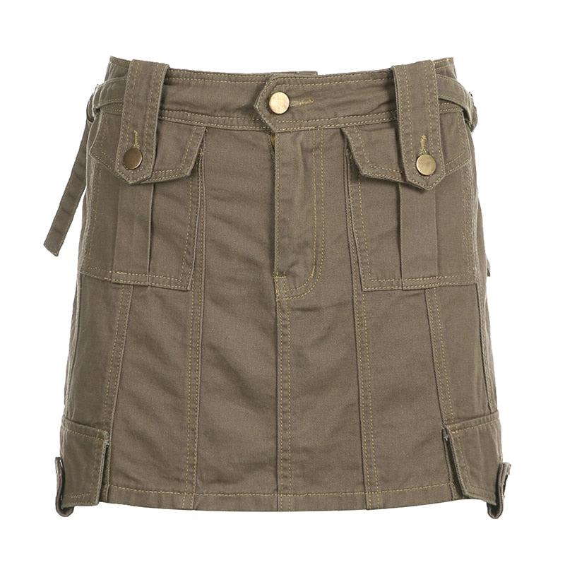 Fairy Grunge Cargo Mini Skirt