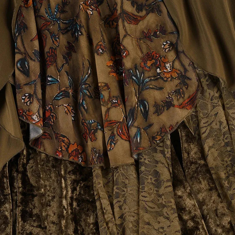 Fairycore Layered Midi Skirt