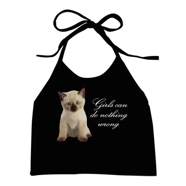 Girls Can Do Nothing Wrong Halter Top