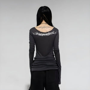 Grunge Barbed Wire Top
