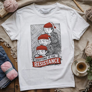 Knitting Is The Resistance T-shirt