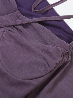 Mesh Split Midi Dress