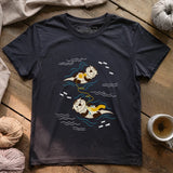 Otterly Knitting Away T-shirt