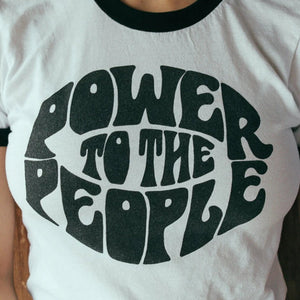 Power to the People Ringer Tee