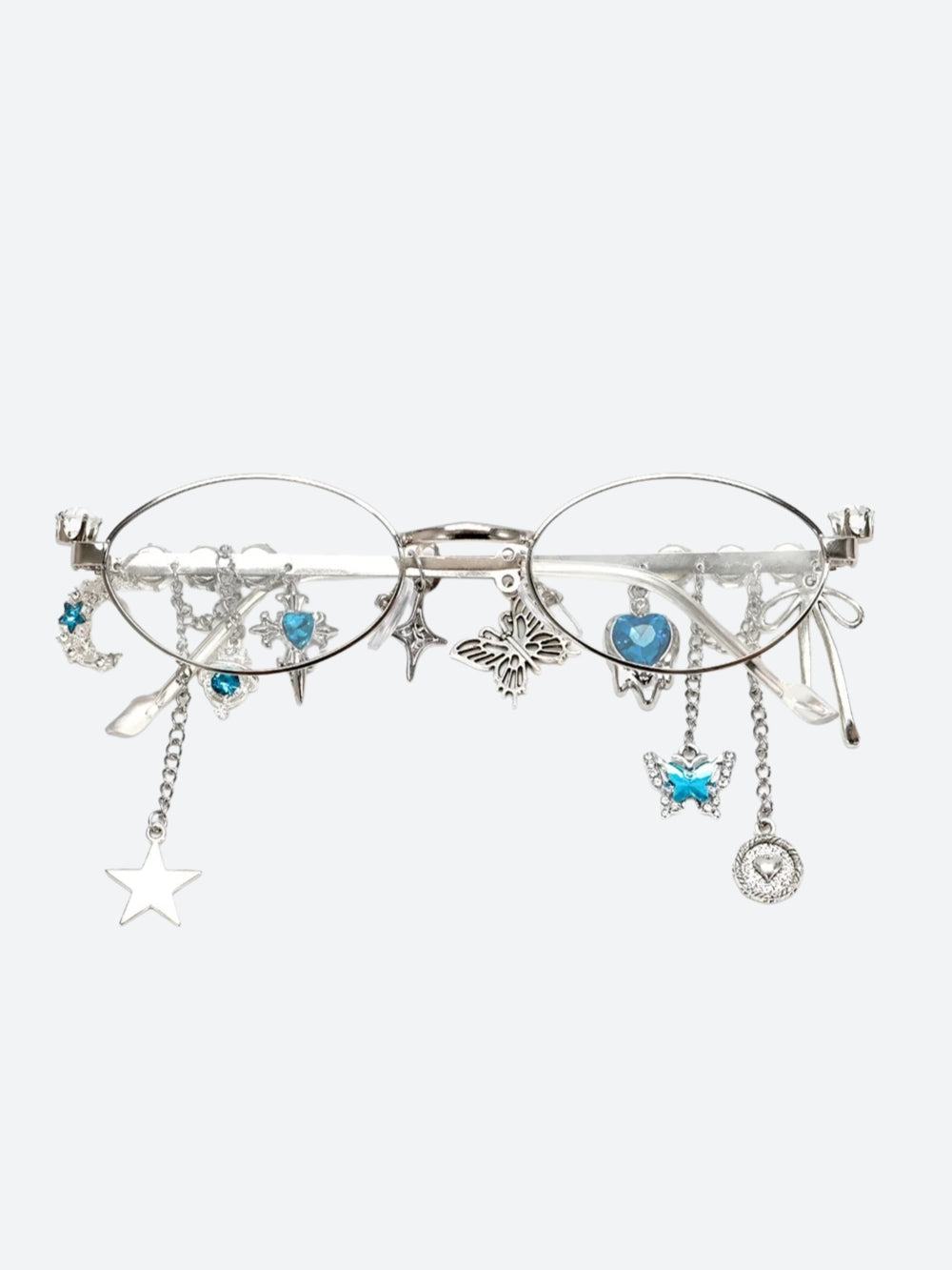 Rhinestone Oval Glasses