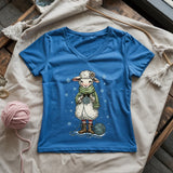 Knitting Snowflex Lady V-neck