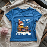 Sorry Cant Lady V-neck