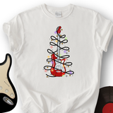 Guitar Christmas Lights T-Shirt