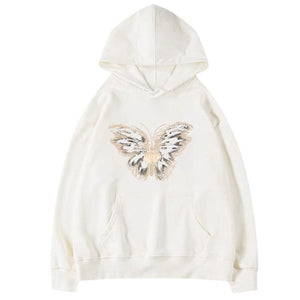 Butterfly Print Aesthetic Hoodie
