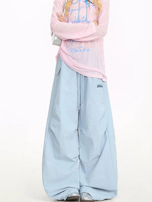 Y2K Parachute Pants