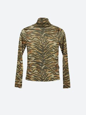 Y2K Tiger Mesh Top