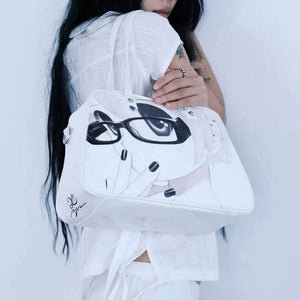 Anime Girl Print Y2K Handbag