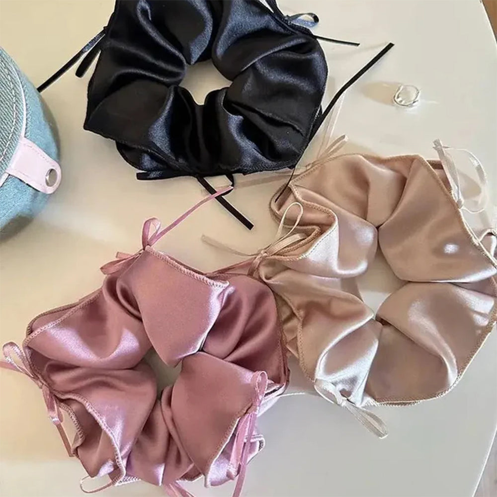 Balletcore Satin Scrunchie