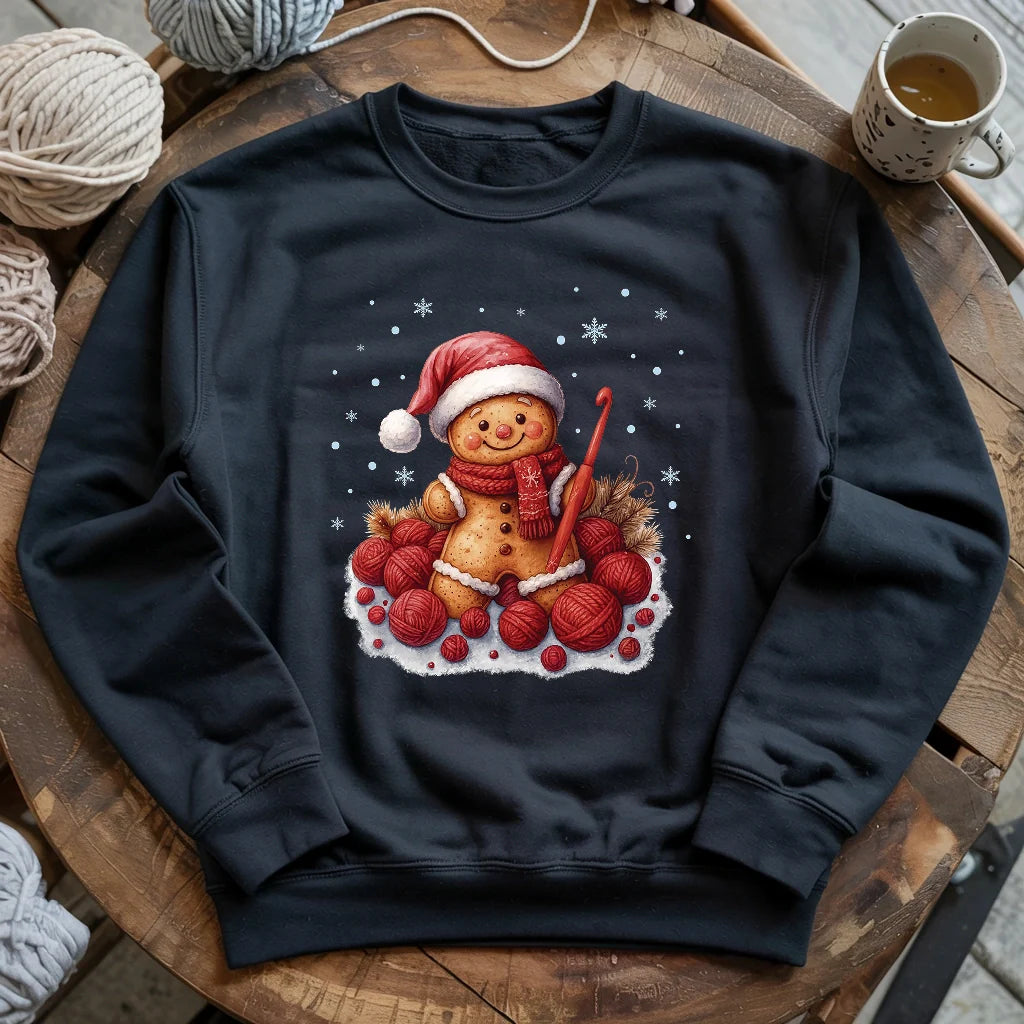 Crochet Ginger Sweatshirt