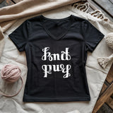 Knit Purl Lady V-neck