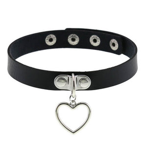 Rule Breakers Leather Choker Necklace