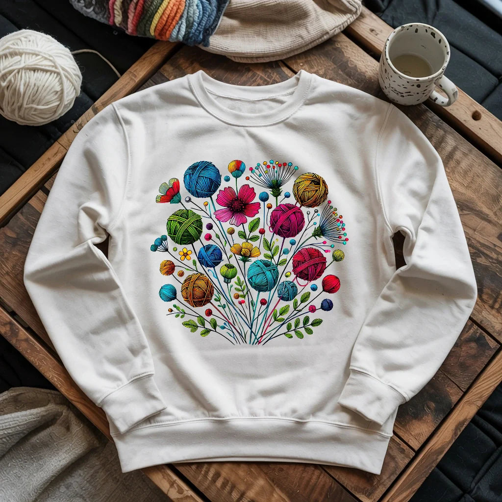 Blooming Yarn Sweatshirt