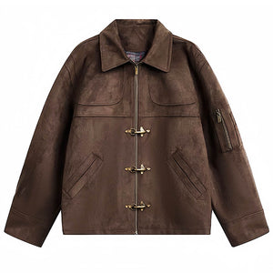 Burnt Sugar Suede Jacket