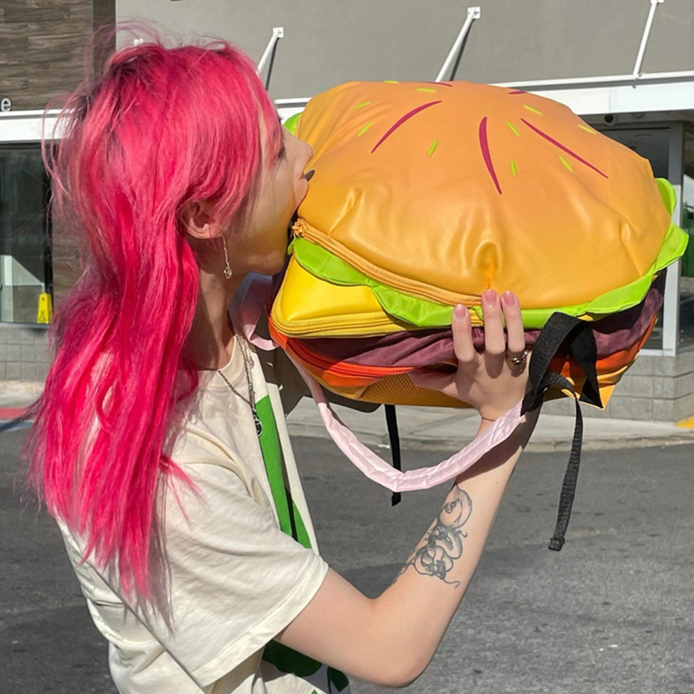 Burger Shaped Backpack