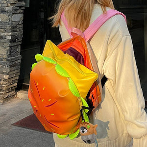 Burger Shaped Backpack