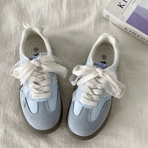 Coquette Aesthetic Lace Sneakers