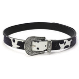 Wild West Cow Print Belt