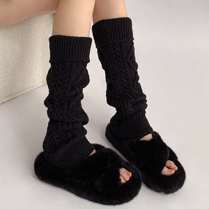 Cozy Days Cable Knit Leg Warmers