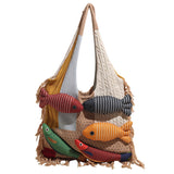 Fish Crochet Shoulder Bag