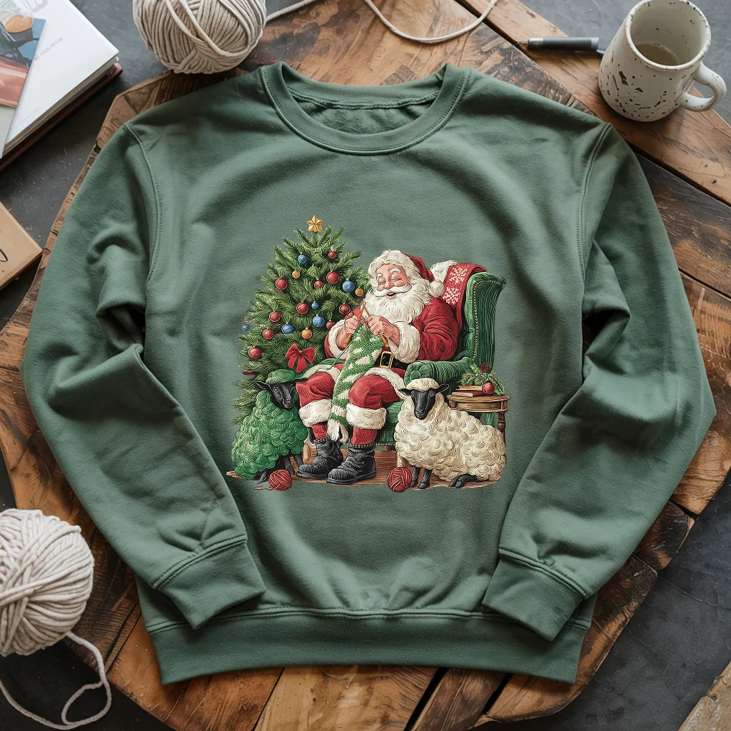 Santa Yarn Sweatshirt