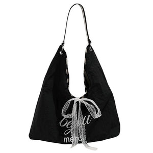 French Summer Striped Sack Bag