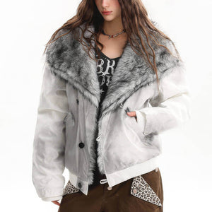 Dangerous Pretty Fur Trim Jacket